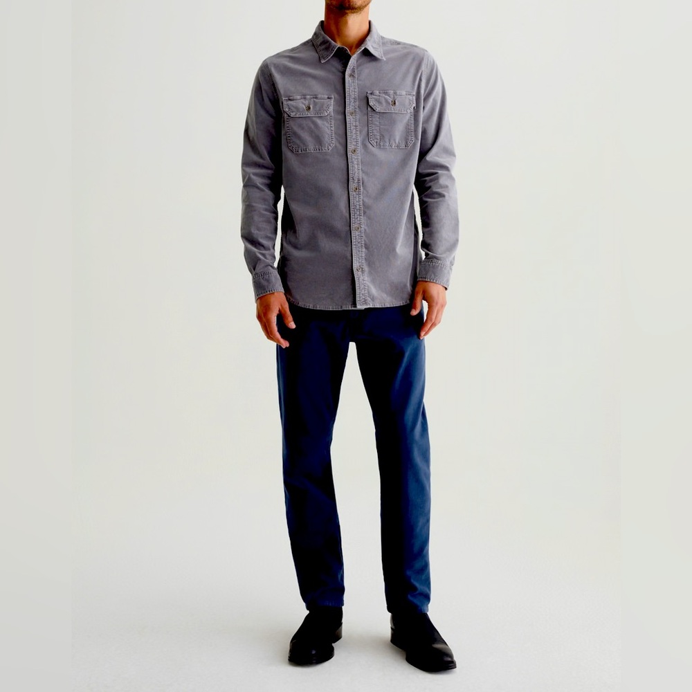 AG The Everett Slim Straight, 34 x 32, soft brushed cotton